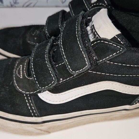 Vans high tops, black, size 1, velcro - Picture 4 of 7